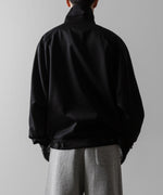 画像をギャラリービューアに読み込む, ssstein(シュタイン)のW/SI SATIN ZIP UP SHORT JACKET - BLACKの公式通販サイトsession福岡セレクトショップ
