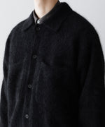 画像をギャラリービューアに読み込む, ssstein(シュタイン)のRACOON KNIT SHIRT - BLACKの公式通販サイトsession福岡セレクトショップ
