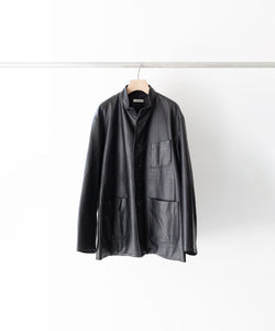 【INTÉRIM】インテリムのフォレスティエール LIMITED ITALY LAMBSKIN LEATHER FORESTIERE - BLACK