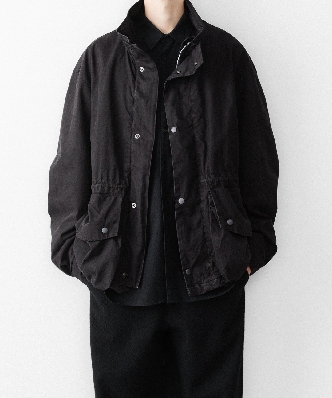 concause-コンコースのHALF MOUNTAIN COATのBLACK公式通販サイトsession福岡セレクトショップ