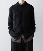 画像をギャラリービューアに読み込む, ssstein(シュタイン)のRACOON KNIT SHIRT - BLACKの公式通販サイトsession福岡セレクトショップ
