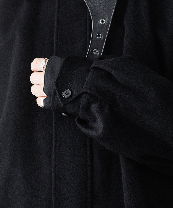 ssstein(シュタイン)のMOUTON COLLAR WOOL CASHMERE PADDED JACKET - BLACKの公式通販サイトsession福岡セレクトショップ