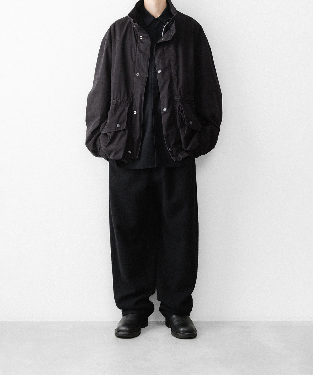 concause-コンコースのHALF MOUNTAIN COATのBLACK公式通販サイトsession福岡セレクトショップ