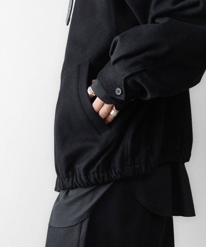 ssstein(シュタイン)のMOUTON COLLAR WOOL CASHMERE PADDED JACKET - BLACKの公式通販サイトsession福岡セレクトショップ