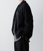 画像をギャラリービューアに読み込む, ssstein(シュタイン)のRACOON KNIT SHIRT - BLACKの公式通販サイトsession福岡セレクトショップ
