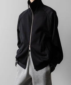 ssstein(シュタイン)のW/SI SATIN ZIP UP SHORT JACKET - BLACKの公式通販サイトsession福岡セレクトショップ