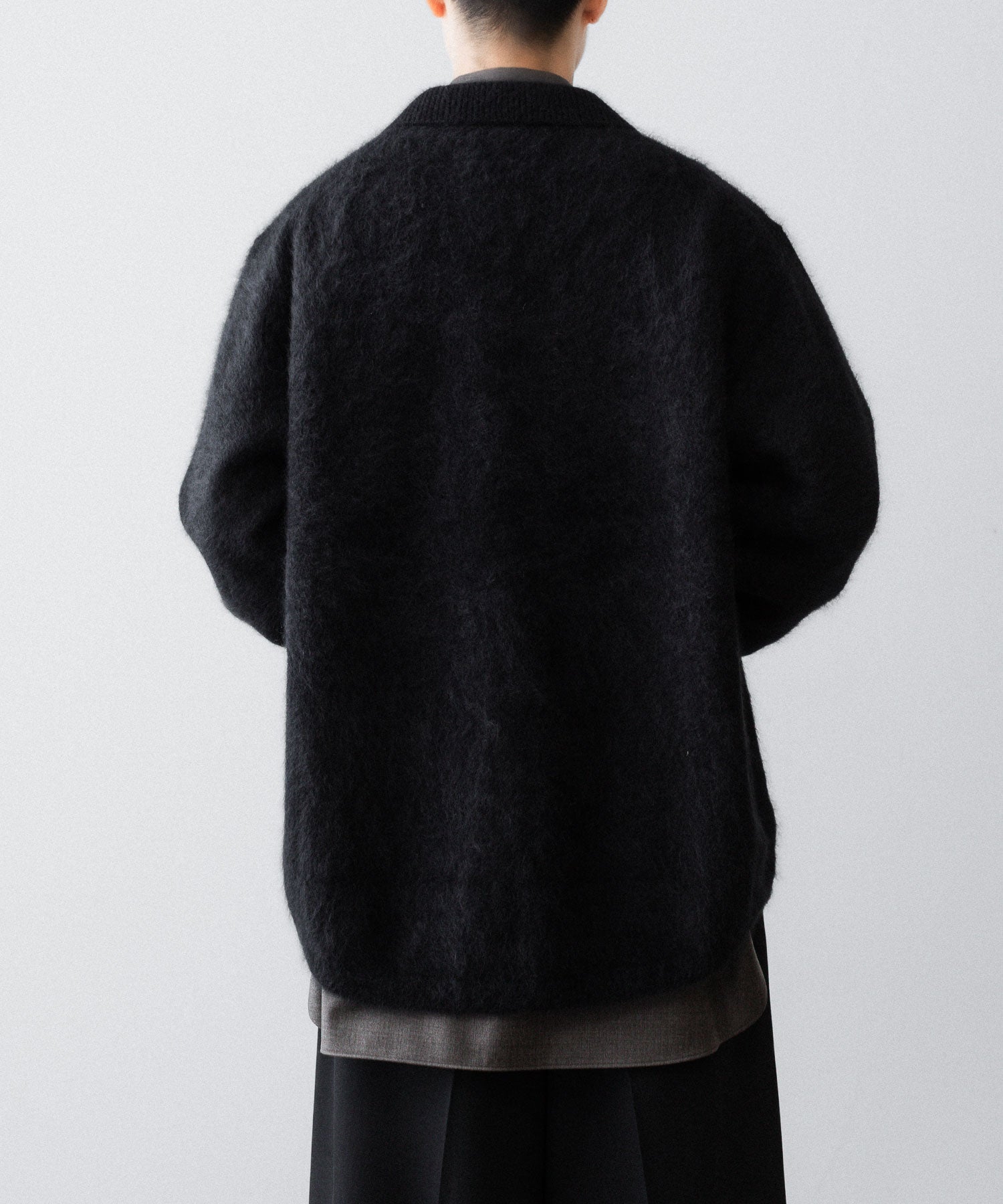 ssstein(シュタイン)のRACOON KNIT SHIRT - BLACKの公式通販サイトsession福岡セレクトショップ