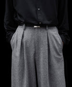 画像をギャラリービューアに読み込む, ssstein(シュタイン)のW/CA BEAVER EASY WIDE TROUSERS - GREYの公式通販サイトsession福岡セレクトショップ
