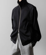 画像をギャラリービューアに読み込む, ssstein(シュタイン)のW/SI SATIN ZIP UP SHORT JACKET - BLACKの公式通販サイトsession福岡セレクトショップ
