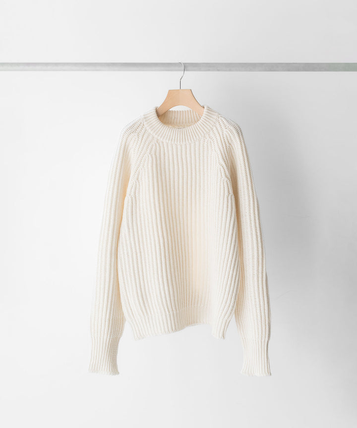 【INTÉRIM】インテリム 23AW 60s 3GG RAGLAN FISHERMAN SWEATER CREW - OFF sessionセッション福岡セレクトショップ 公式通販サイト