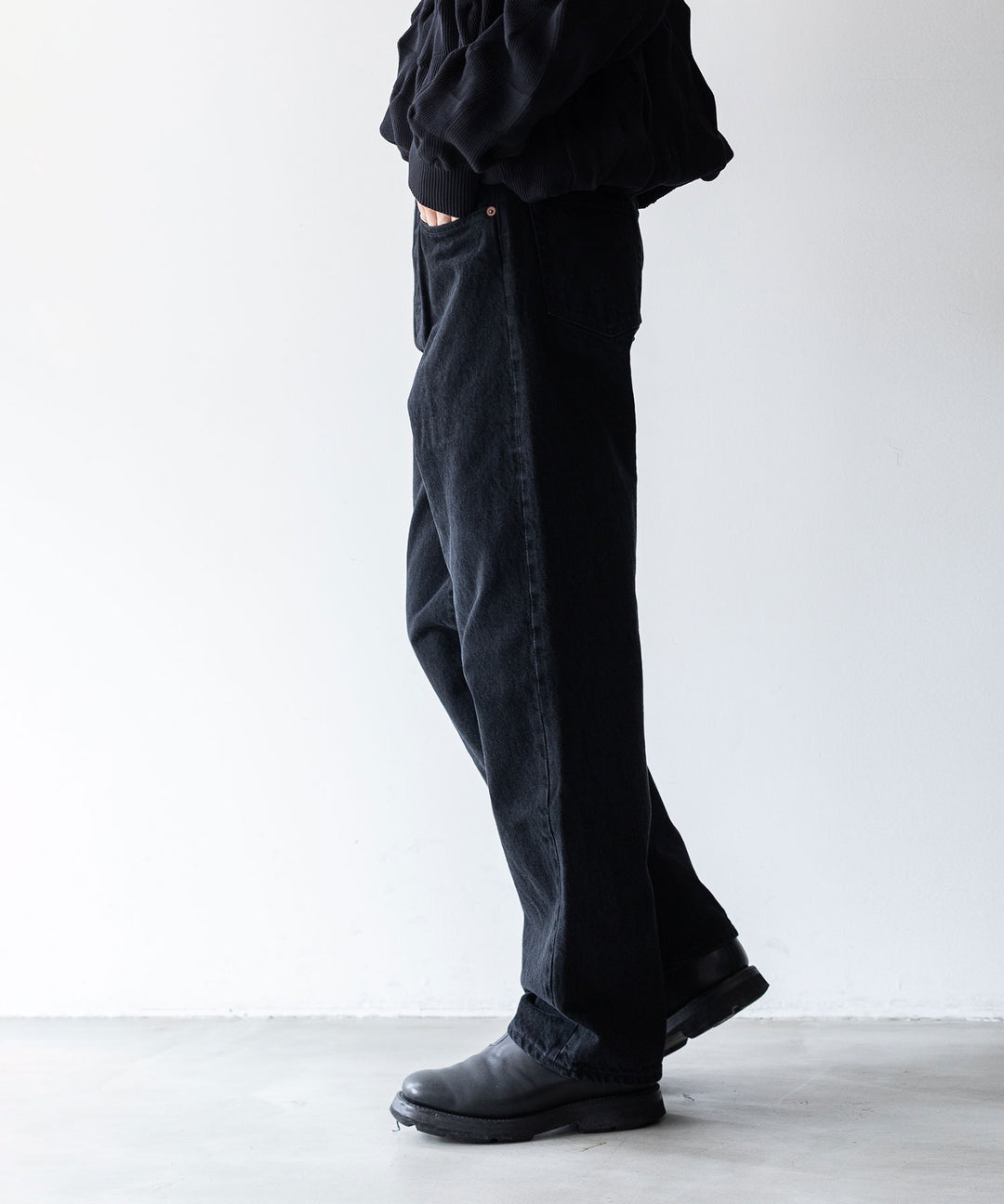 stein(シュタイン)の23AWコレクション5PK VINTAGE REPRODUCTION DENIM JEANSのBLACK