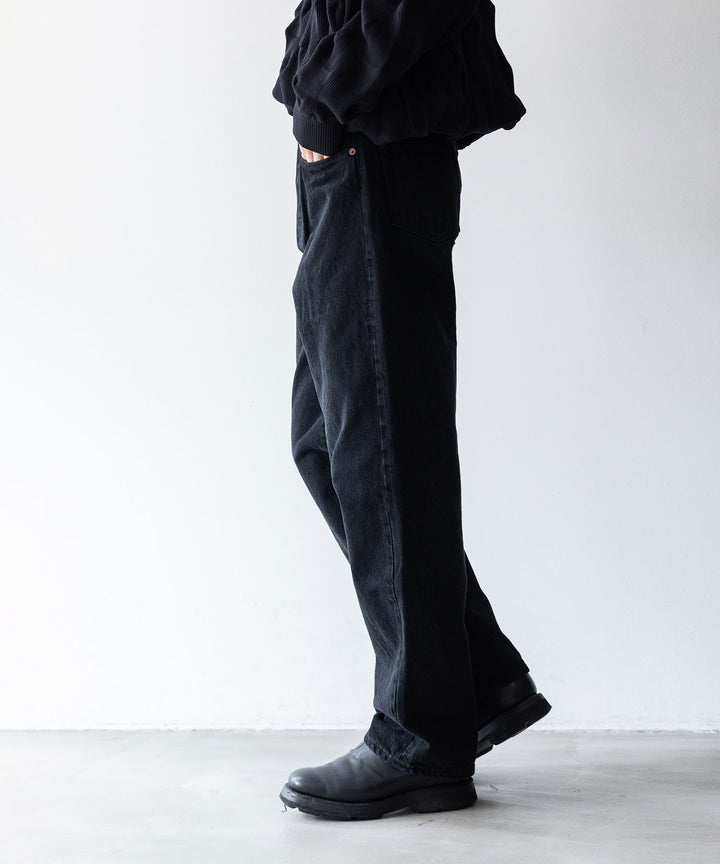 stein(シュタイン)の23AWコレクション5PK VINTAGE REPRODUCTION DENIM JEANSのBLACK