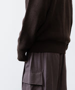 画像をギャラリービューアに読み込む, ANTHEM A アンセムエー BULKY WOOL KNIT ZIP BLOUSONのBROWN 公式通販サイトsession福岡セレクトショップ
