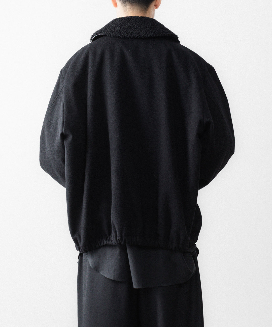 ssstein(シュタイン)のMOUTON COLLAR WOOL CASHMERE PADDED JACKET - BLACKの公式通販サイトsession福岡セレクトショップ