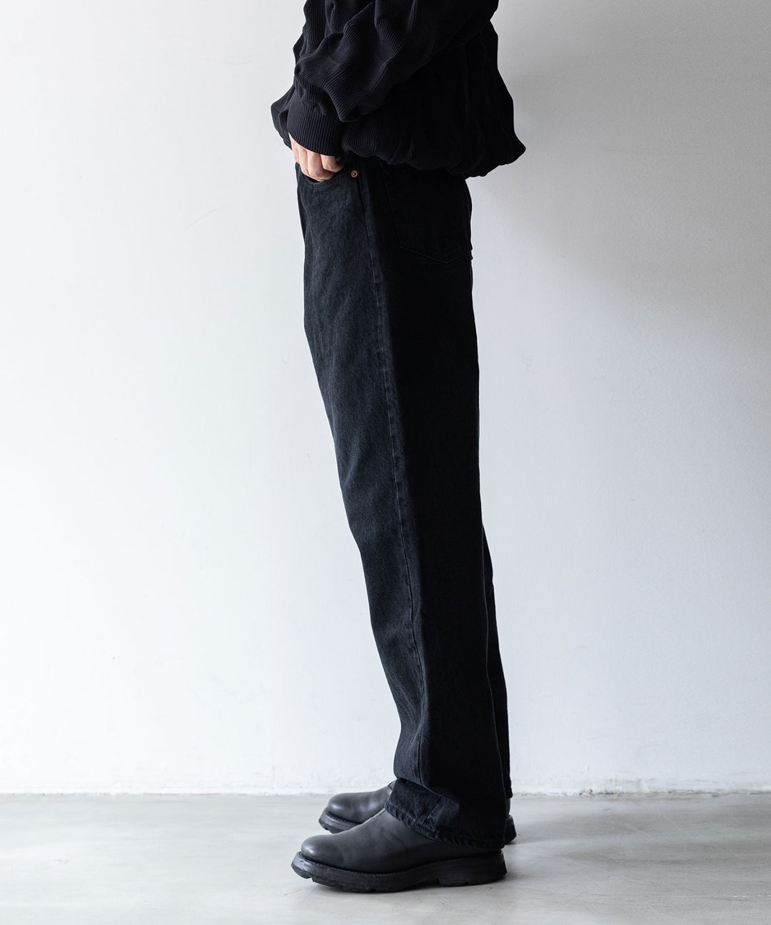 stein(シュタイン)の23AWコレクション5PK VINTAGE REPRODUCTION DENIM JEANSのBLACK