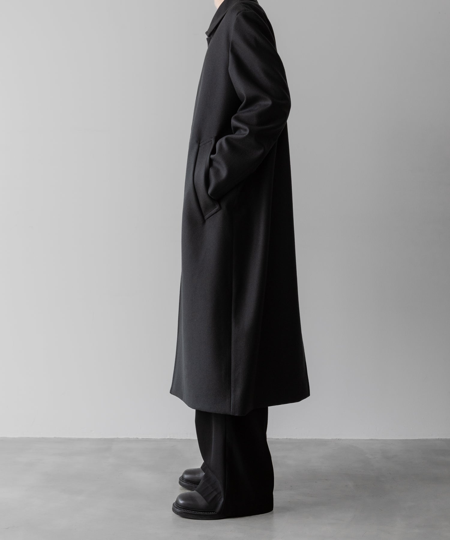 VEIN ヴェインのWO DOUBLE MELTON MAXI COAT - D.GRAYの公式通販サイトsession福岡セレクトショップ