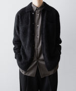 画像をギャラリービューアに読み込む, ssstein(シュタイン)のRACOON KNIT SHIRT - BLACKの公式通販サイトsession福岡セレクトショップ
