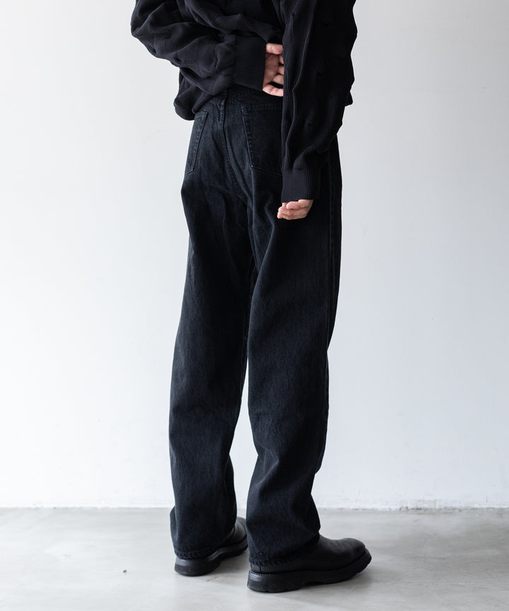 stein(シュタイン)の23AWコレクション5PK VINTAGE REPRODUCTION DENIM JEANSのBLACK