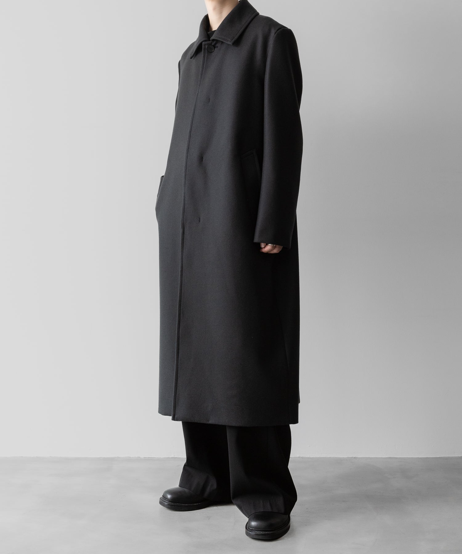 VEIN ヴェインのWO DOUBLE MELTON MAXI COAT - D.GRAYの公式通販サイトsession福岡セレクトショップ