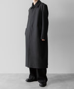 画像をギャラリービューアに読み込む, VEIN ヴェインのWO DOUBLE MELTON MAXI COAT - D.GRAYの公式通販サイトsession福岡セレクトショップ
