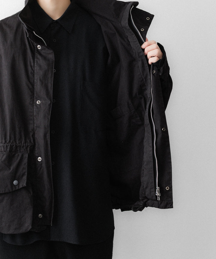 concause-コンコースのHALF MOUNTAIN COATのBLACK公式通販サイトsession福岡セレクトショップ