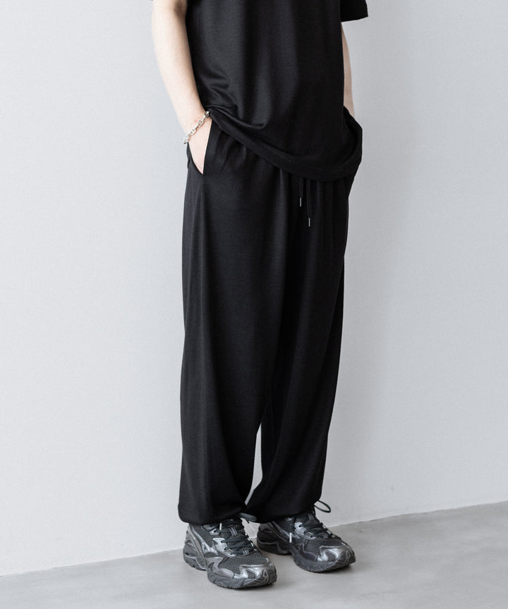 WWW ラッピンノットウールウェアTAPERD JOGGER PANTSのBLACK 公式通販サイトsession福岡セレクトショップ