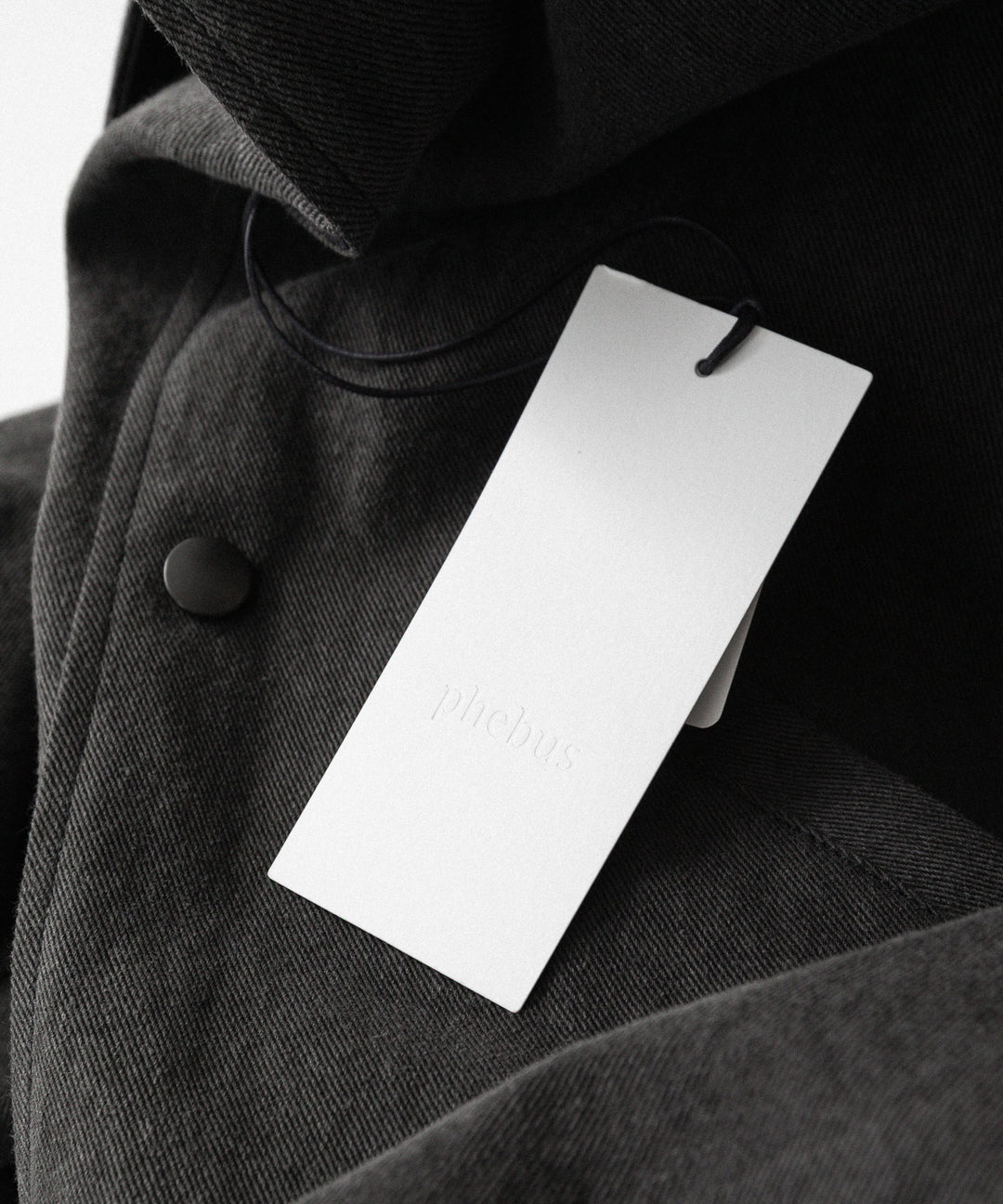 phebus フィーバスのSUMIZOME COACH JACKETのCHARCOAL 公式通販サイトsession福岡セレクトショップ