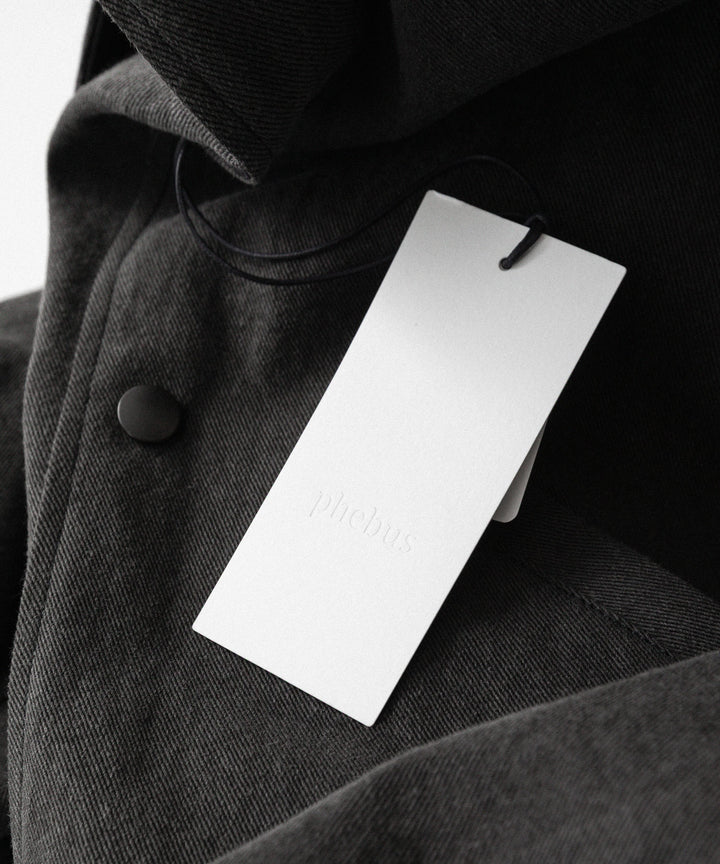 phebus フィーバスのSUMIZOME COACH JACKETのCHARCOAL 公式通販サイトsession福岡セレクトショップ