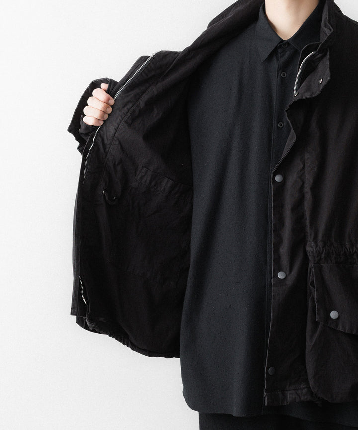 concause-コンコースのHALF MOUNTAIN COATのBLACK公式通販サイトsession福岡セレクトショップ