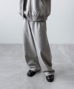 ssstein / シュタイン】YAK/COTTON SWEAT EASY TROUSERS - TOP GREY