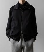 画像をギャラリービューアに読み込む, ssstein(シュタイン)のW/SI SATIN ZIP UP SHORT JACKET - BLACKの公式通販サイトsession福岡セレクトショップ
