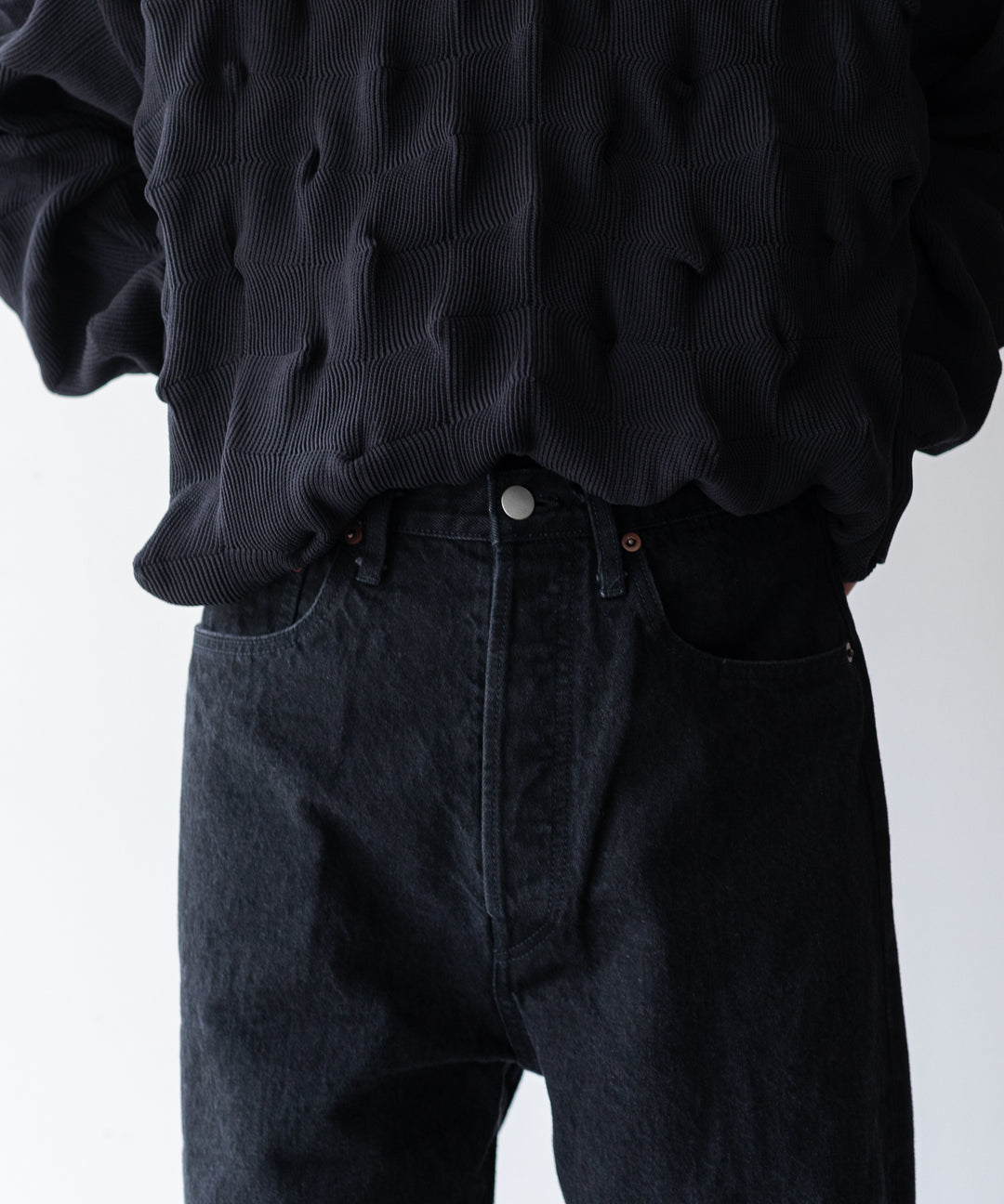 stein(シュタイン)の23AWコレクション5PK VINTAGE REPRODUCTION DENIM JEANSのBLACKstein(シュタイン)の23AWコレクション5PK VINTAGE REPRODUCTION DENIM JEANSのBLACK