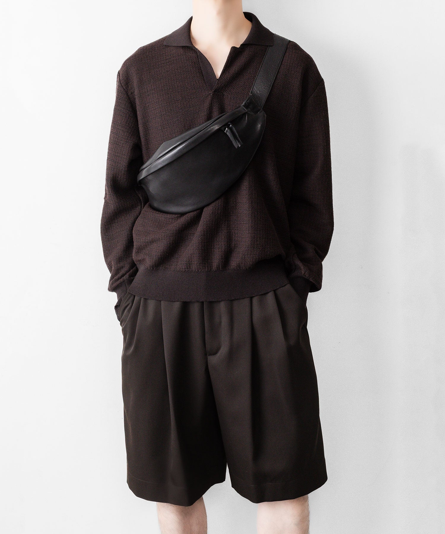 ssstein / シュタイン】LEATHER SLING BAG - BLACK | 公式通販サイト