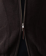 画像をギャラリービューアに読み込む, ANTHEM A アンセムエー BULKY WOOL KNIT ZIP BLOUSONのBROWN 公式通販サイトsession福岡セレクトショップ
