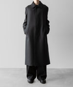 画像をギャラリービューアに読み込む, VEIN ヴェインのWO DOUBLE MELTON MAXI COAT - D.GRAYの公式通販サイトsession福岡セレクトショップ
