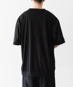 画像をギャラリービューアに読み込む, INTÉRIM - インテリムのEXTRA FINE MERINO WOOL JERSEY HENRY OVER S/S TEEのBLACK公式通販サイトsession福岡セレクトショップ
