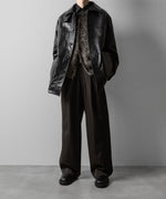 画像をギャラリービューアに読み込む, ssstein(シュタイン)のTWIST SEAM WIDE EASY TROUSERS - GREY KHAKIの公式通販サイトsession福岡セレクトショップ
