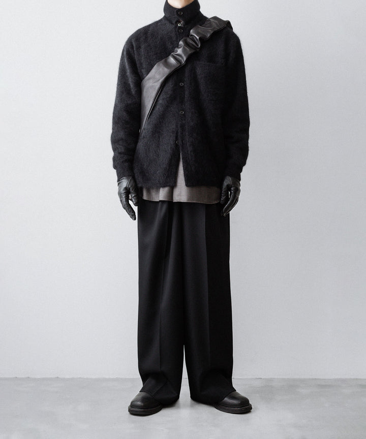 ssstein(シュタイン)のRACOON KNIT SHIRT - BLACKの公式通販サイトsession福岡セレクトショップ