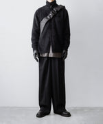 画像をギャラリービューアに読み込む, ssstein(シュタイン)のRACOON KNIT SHIRT - BLACKの公式通販サイトsession福岡セレクトショップ
