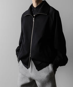 ssstein(シュタイン)のW/SI SATIN ZIP UP SHORT JACKET - BLACKの公式通販サイトsession福岡セレクトショップ