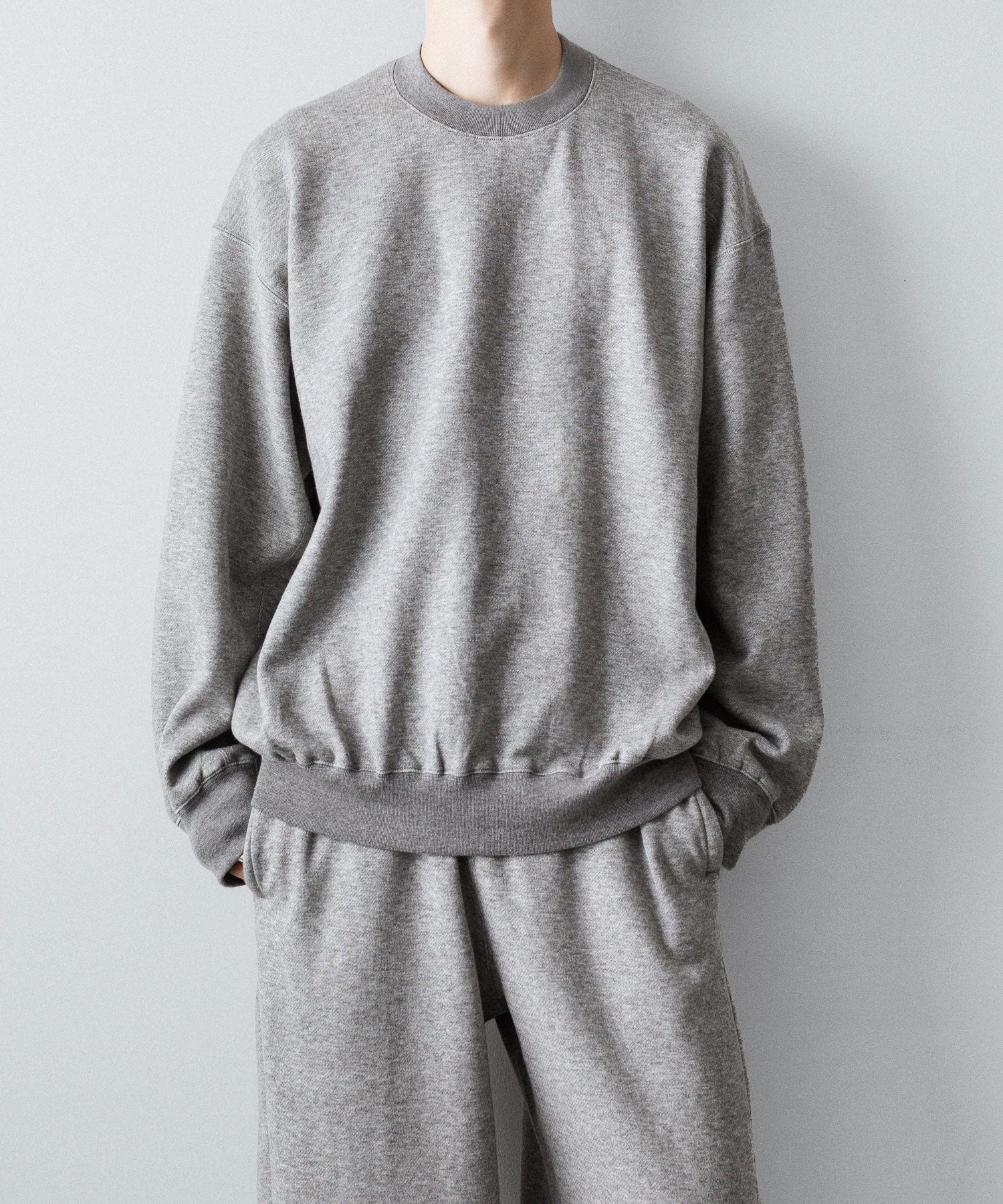 ssstein(シュタイン)のYAK/COTTON SWEAT LS - TOP GREYの公式通販サイトsession福岡セレクトショップ