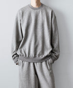 画像をギャラリービューアに読み込む, ssstein(シュタイン)のYAK/COTTON SWEAT LS - TOP GREYの公式通販サイトsession福岡セレクトショップ
