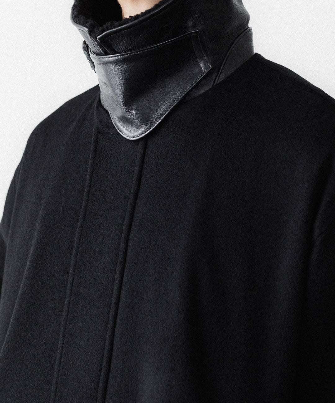 ssstein(シュタイン)のMOUTON COLLAR WOOL CASHMERE PADDED JACKET - BLACKの公式通販サイトsession福岡セレクトショップ