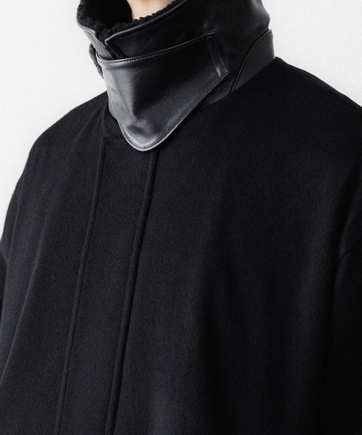 ssstein(シュタイン)のMOUTON COLLAR WOOL CASHMERE PADDED JACKET - BLACKの公式通販サイトsession福岡セレクトショップ