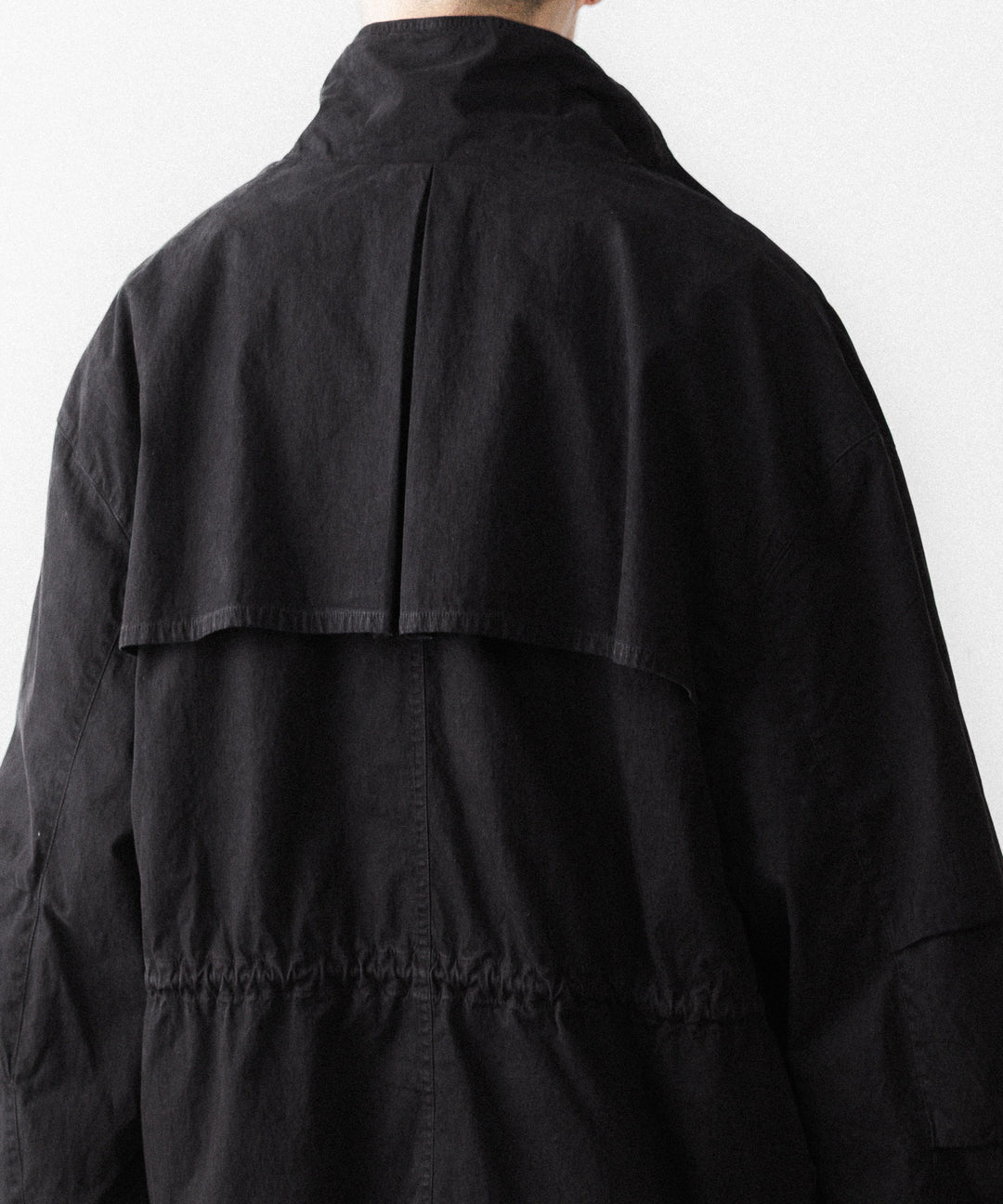 concause-コンコースのHALF MOUNTAIN COATのBLACK公式通販サイトsession福岡セレクトショップ