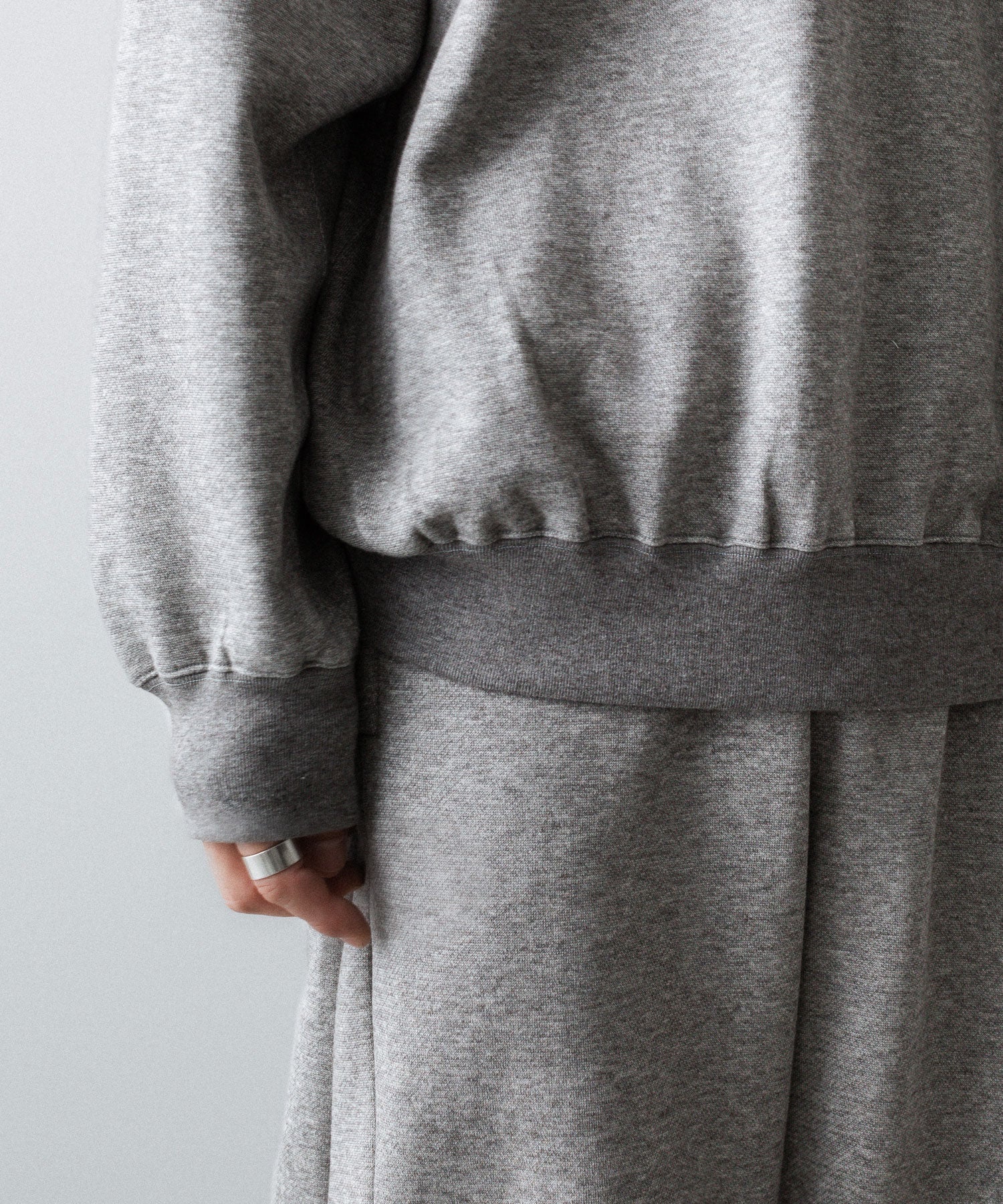 ssstein(シュタイン)のYAK/COTTON SWEAT LS - TOP GREYの公式通販サイトsession福岡セレクトショップ