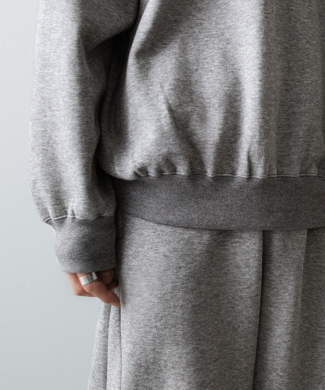 ssstein(シュタイン)のYAK/COTTON SWEAT LS - TOP GREYの公式通販サイトsession福岡セレクトショップ