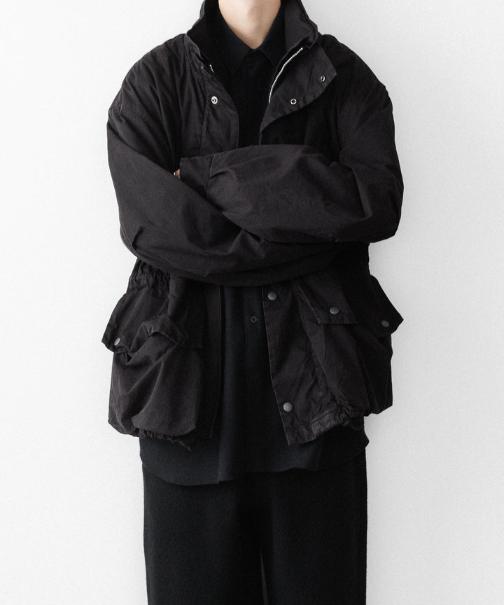concause-コンコースのHALF MOUNTAIN COATのBLACK公式通販サイトsession福岡セレクトショップ