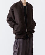 画像をギャラリービューアに読み込む, ANTHEM A アンセムエー BULKY WOOL KNIT ZIP BLOUSONのBROWN 公式通販サイトsession福岡セレクトショップ
