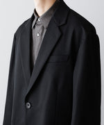 画像をギャラリービューアに読み込む, ssstein(シュタイン)のOVERSIZED SINGLE BREASTED JACKET (2/60 WOOL GABARDINE) - BLACKの公式通販サイトsession福岡セレクトショップ
